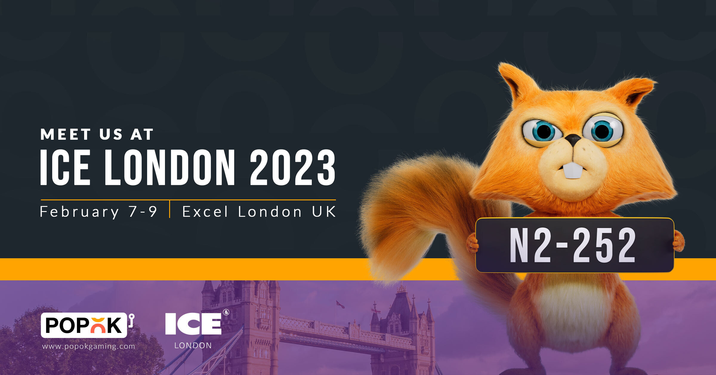 PopOk Gaming participates at ICE London 2023